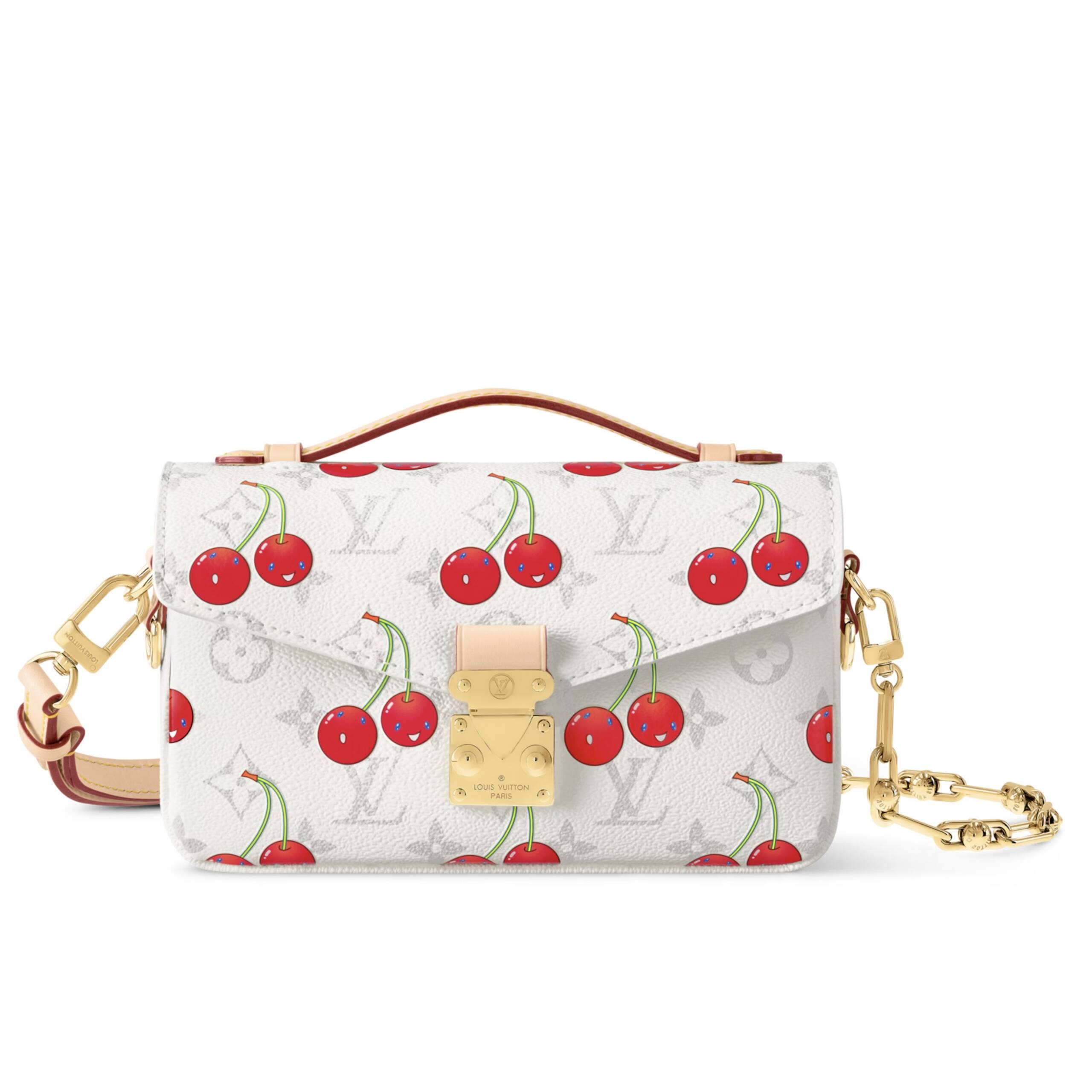 Louis Vuitton x Murakami Cerise collection pochette metis east west