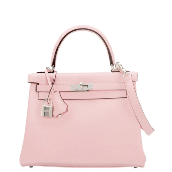 Hermès 25cm Rose Sakura Swift
