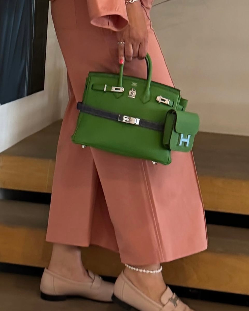 hermes vert birkin diy cargo with black kelly belt