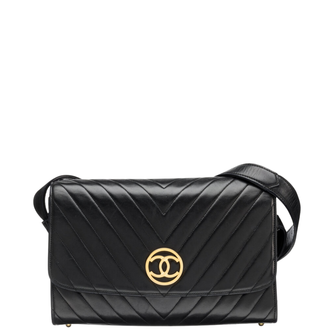 VINTAGE●CHANEL●フラップバッグ Chanel Funky Town CC Embossed Denim Classic Flap Bag