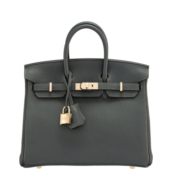 Hermès 25cm Vert Mangrove Togo Leather Birkin
