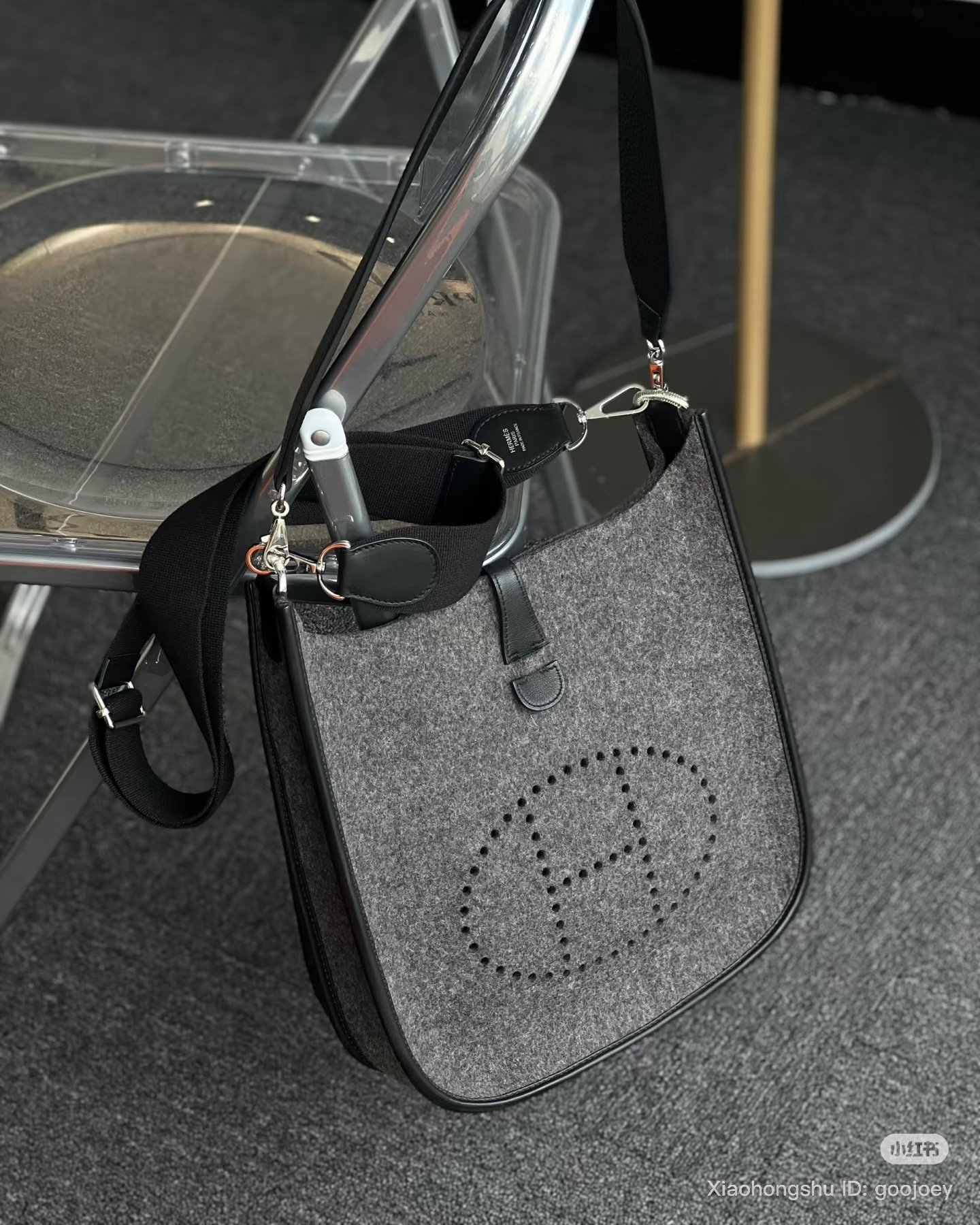 hermes evelyne feutre wool swift calfskin