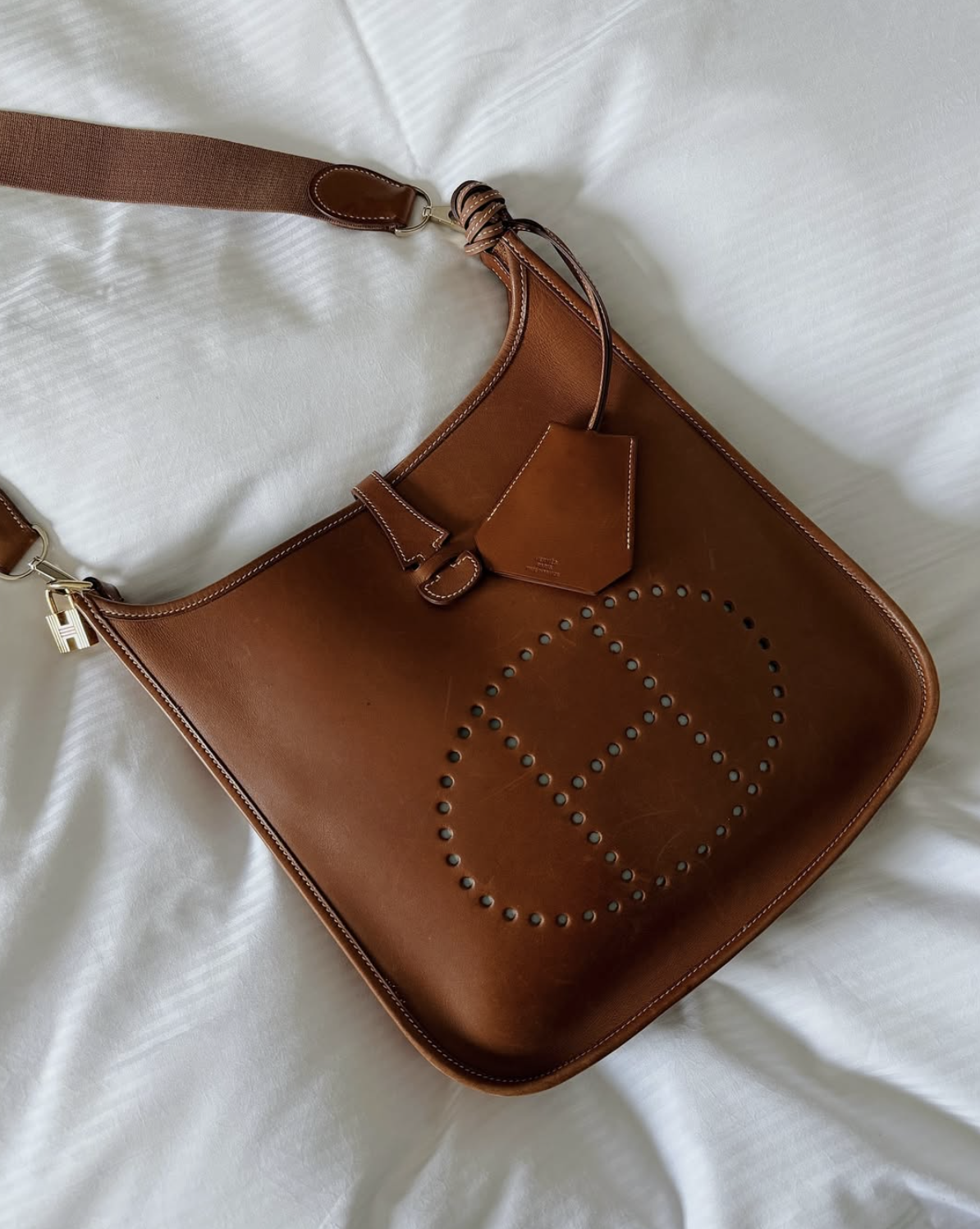 hermes evelyne barenia