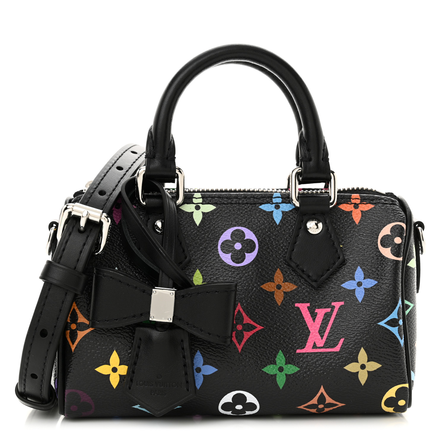 LOUIS VUITTON LV X TM Monogram Multicolor Nano Speedy Black