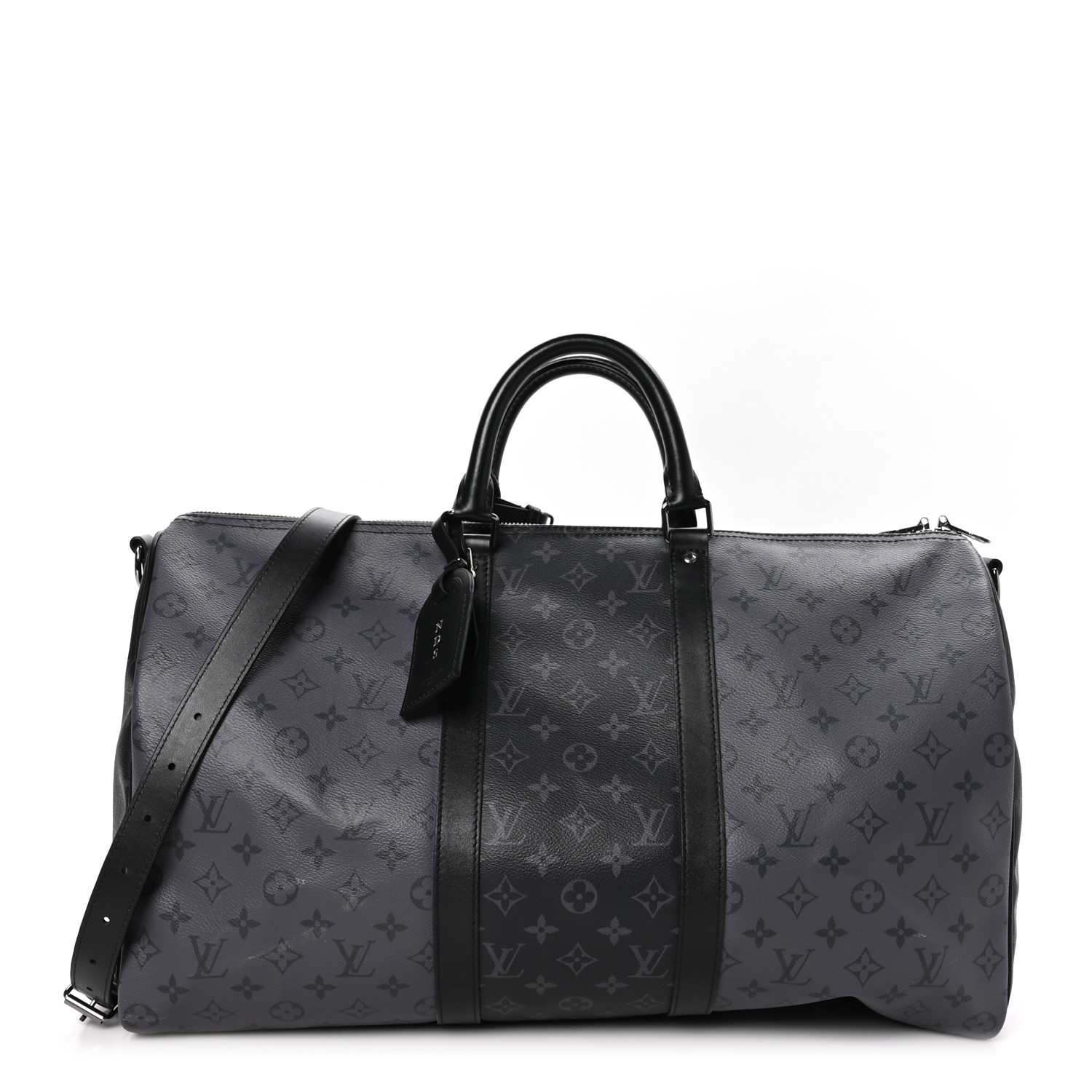 LOUIS VUITTON Reverse Monogram Eclipse Keepall Bandouliere 50