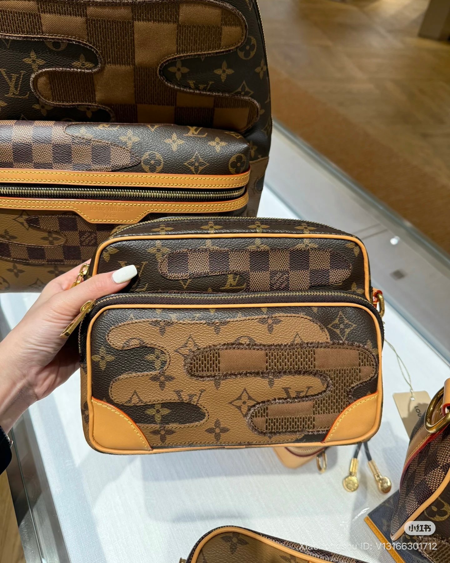 nil crossbody louis vuitton fw 25 nigo x pharrell williams