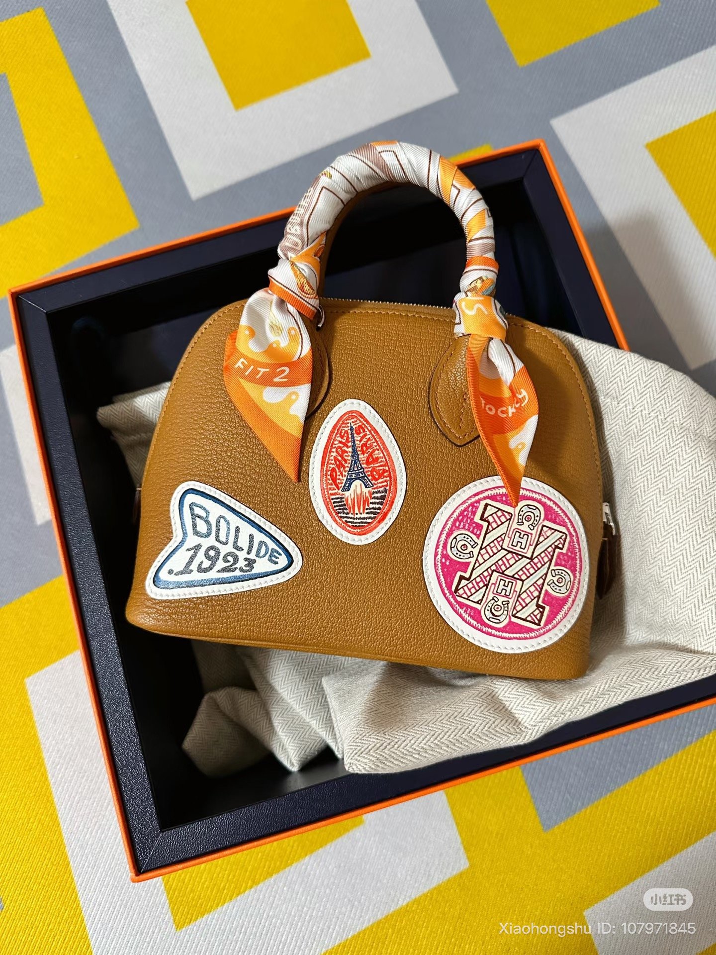 hermes Bolide 1923 Mini Piqué-Colle