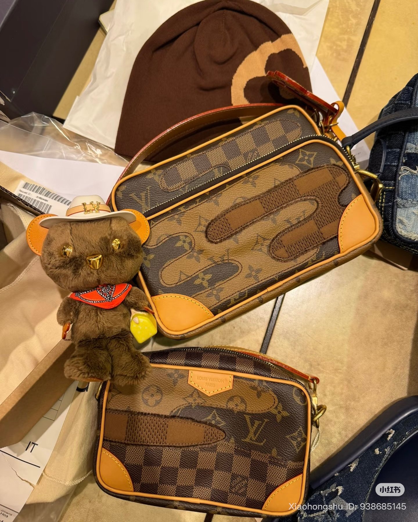 nil crossbody louis vuitton fw 25 nigo x pharrell williams