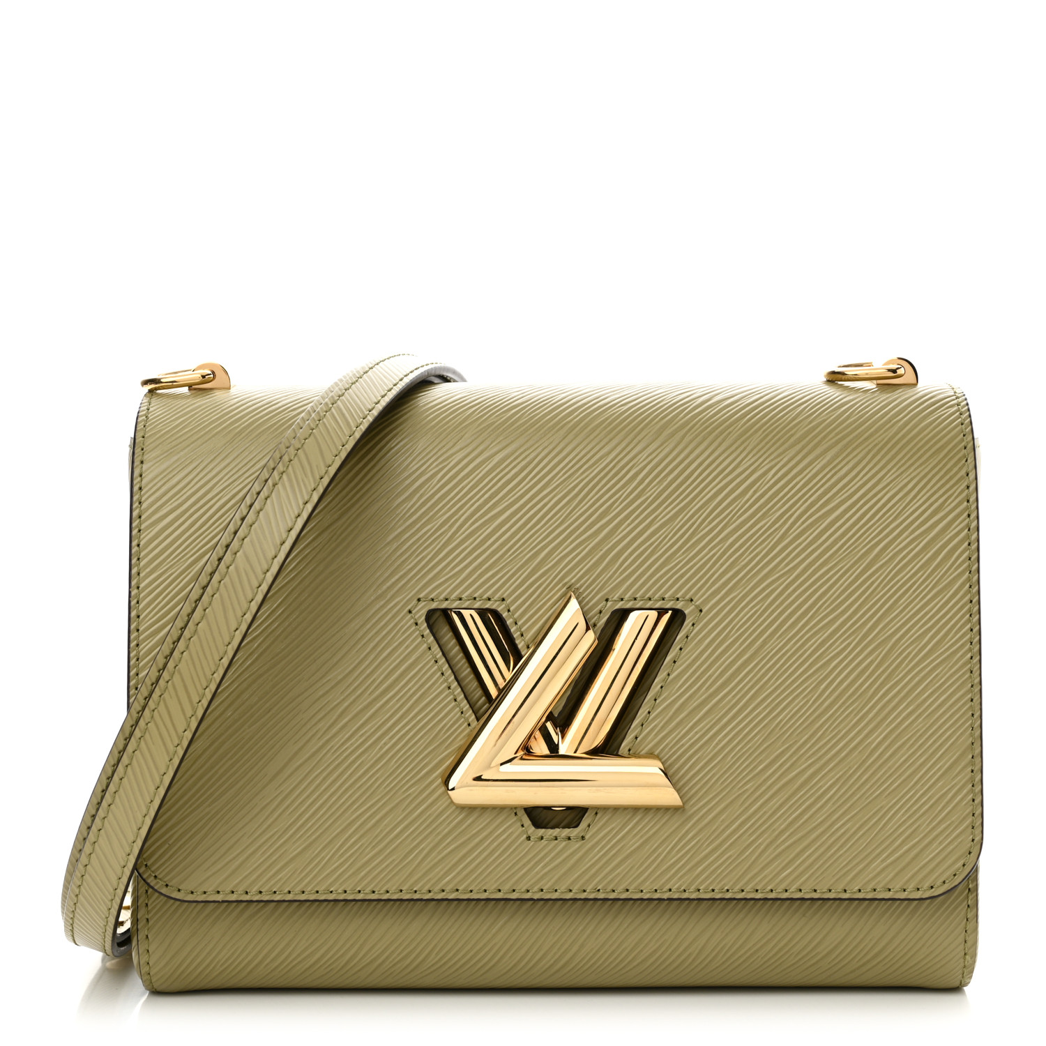 LOUIS VUITTON Epi Twist MM and Twisty Kaki Quartz