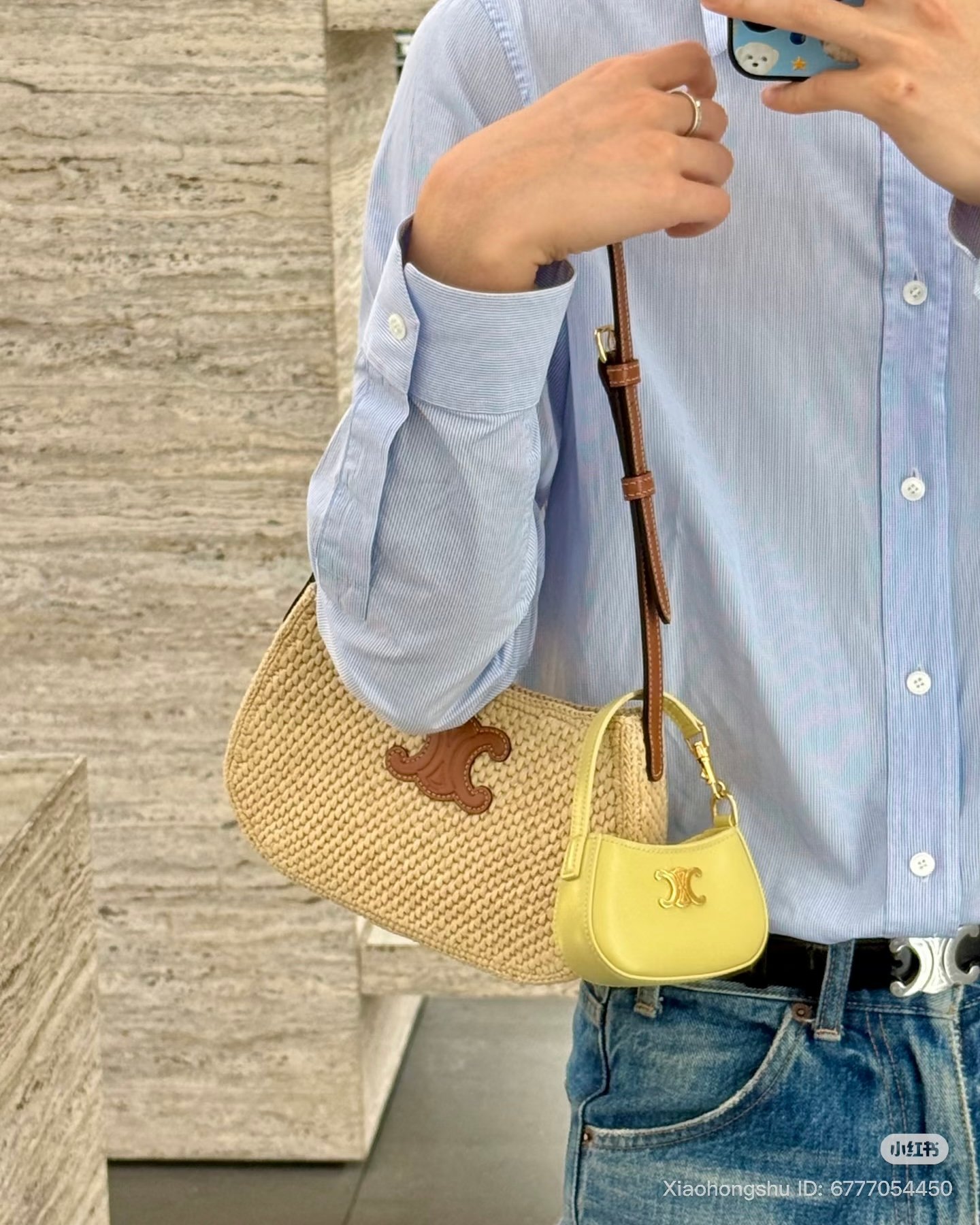 celine triomphe micro tilly bag