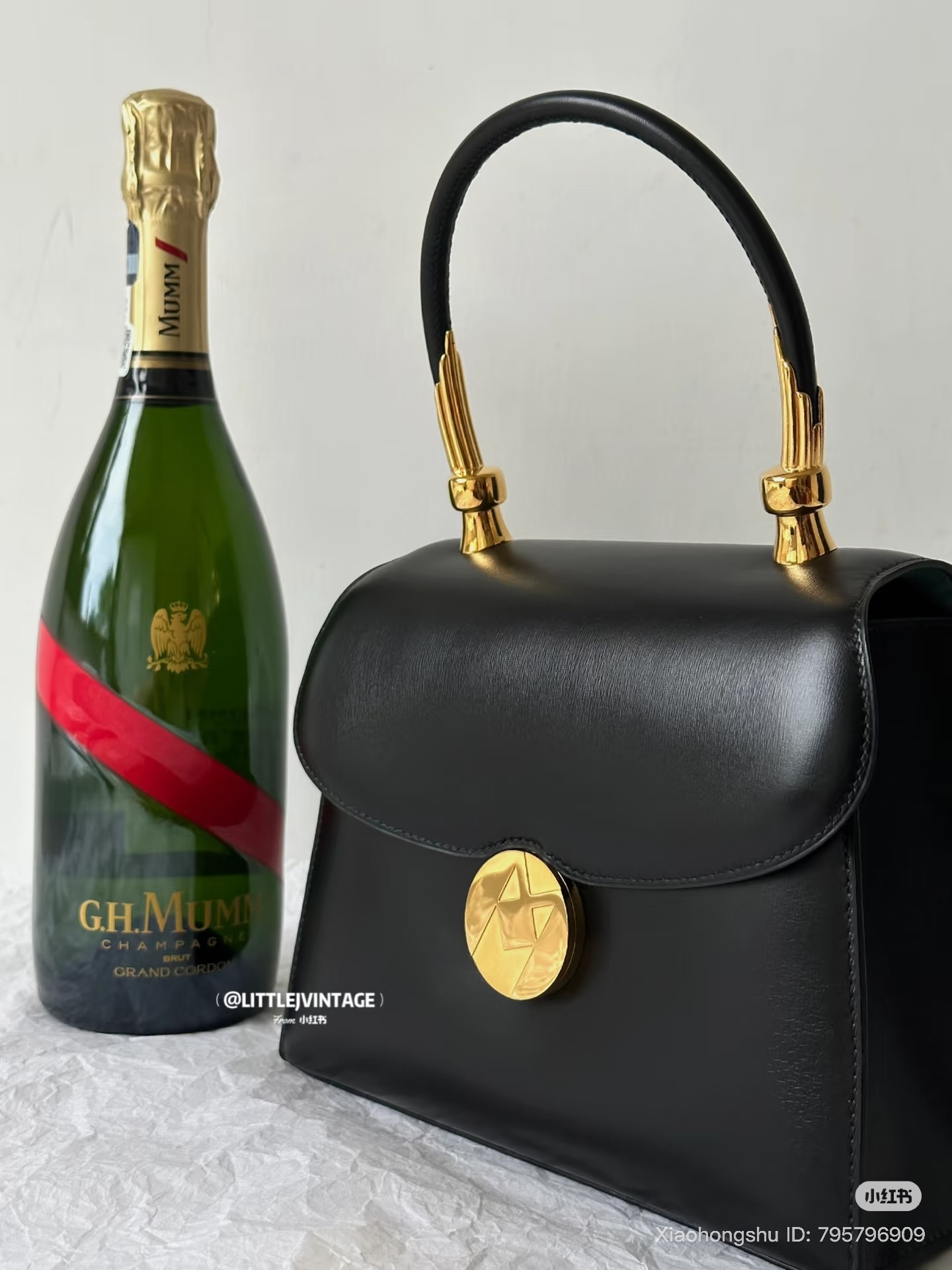 hermes G.H. Mumm champagne bag mumm bag