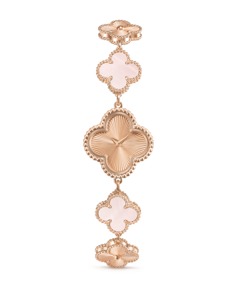 Sweet Alhambra Watch pink mother of pearl