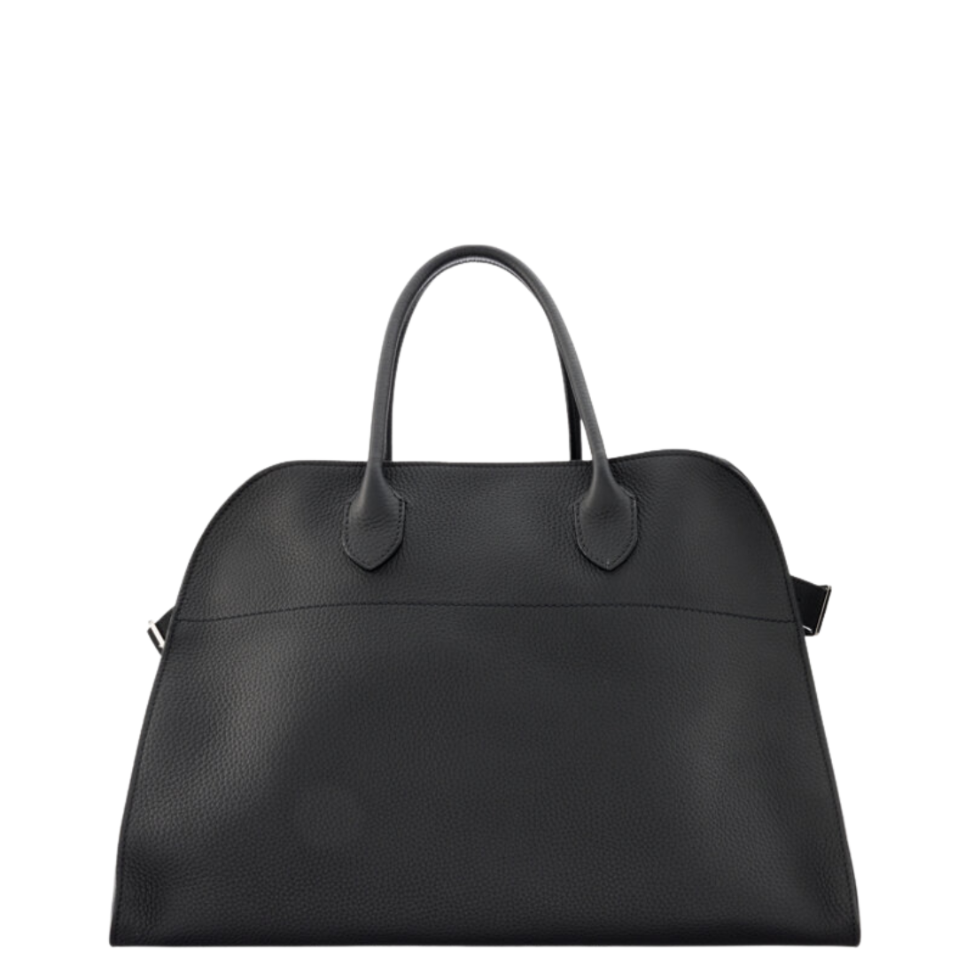 The Row Black Leather Soft Margaux 15