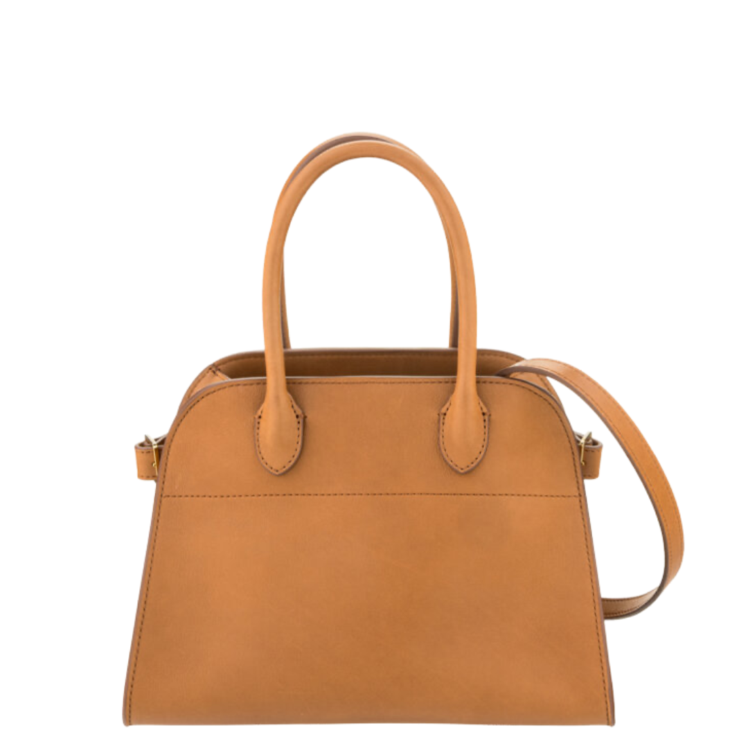 The Row Brown Leather Margaux 10