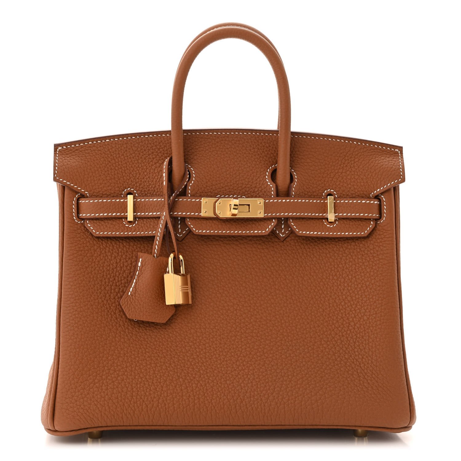 HERMES Togo Birkin 25 Gold