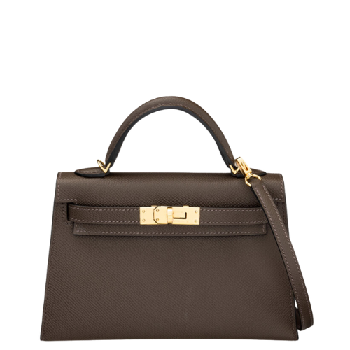 Hermès 20cm Écorce Epsom Leather Mini Kelly