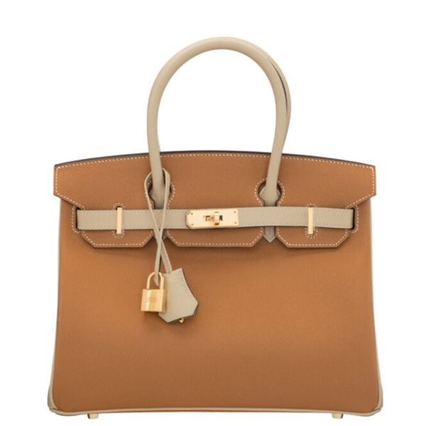 Hermès Special Order Horseshoe 30cm Gold & Trench Leather Birkin