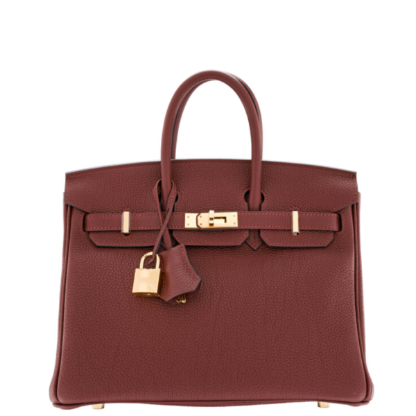 Hermès 25cm Rouge H Togo Leather Birkin