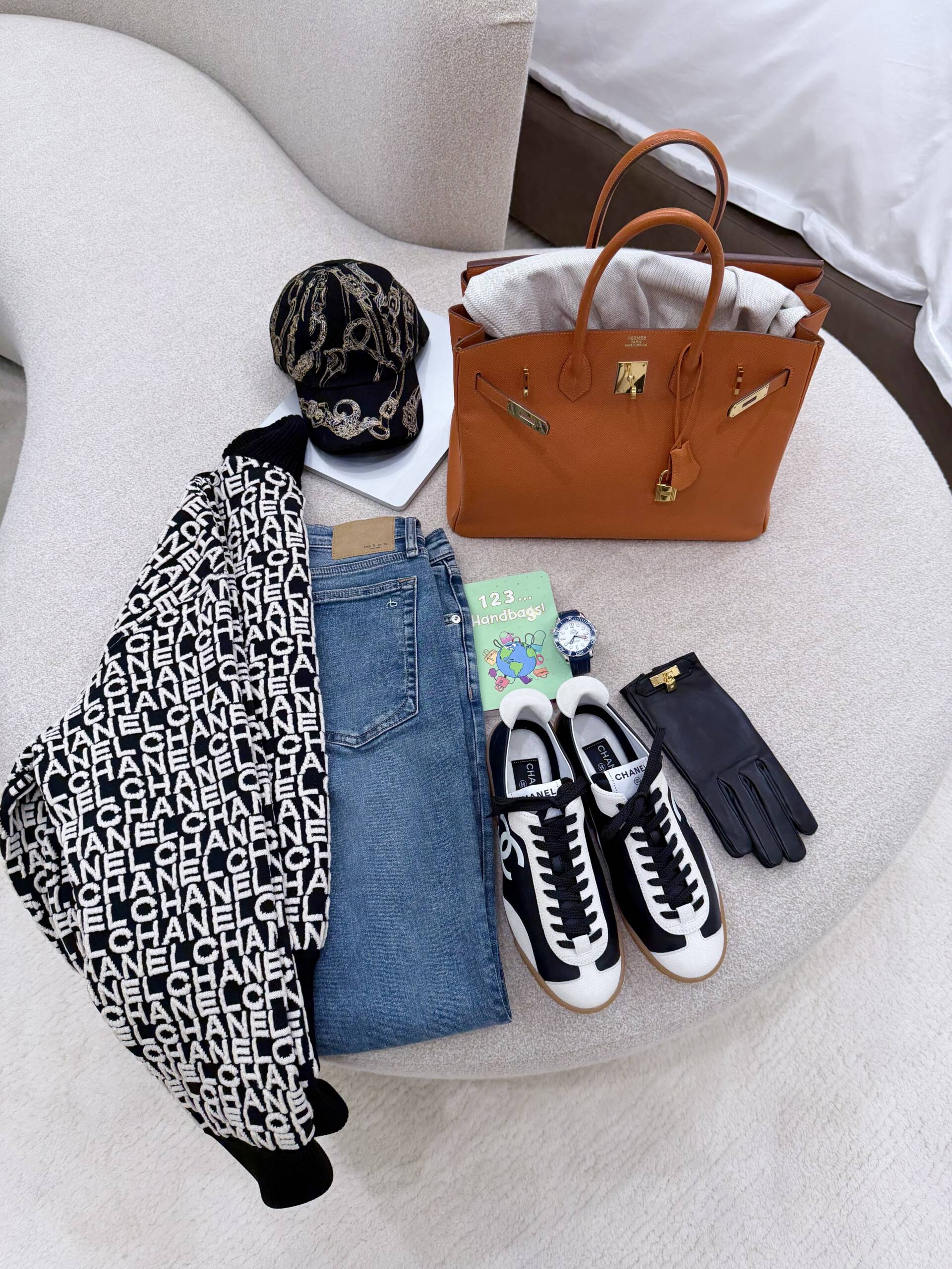 Constance 1-24,PurseBop reveals a Hermes Constance 1-24 in Blue de Malte Polished Lizard