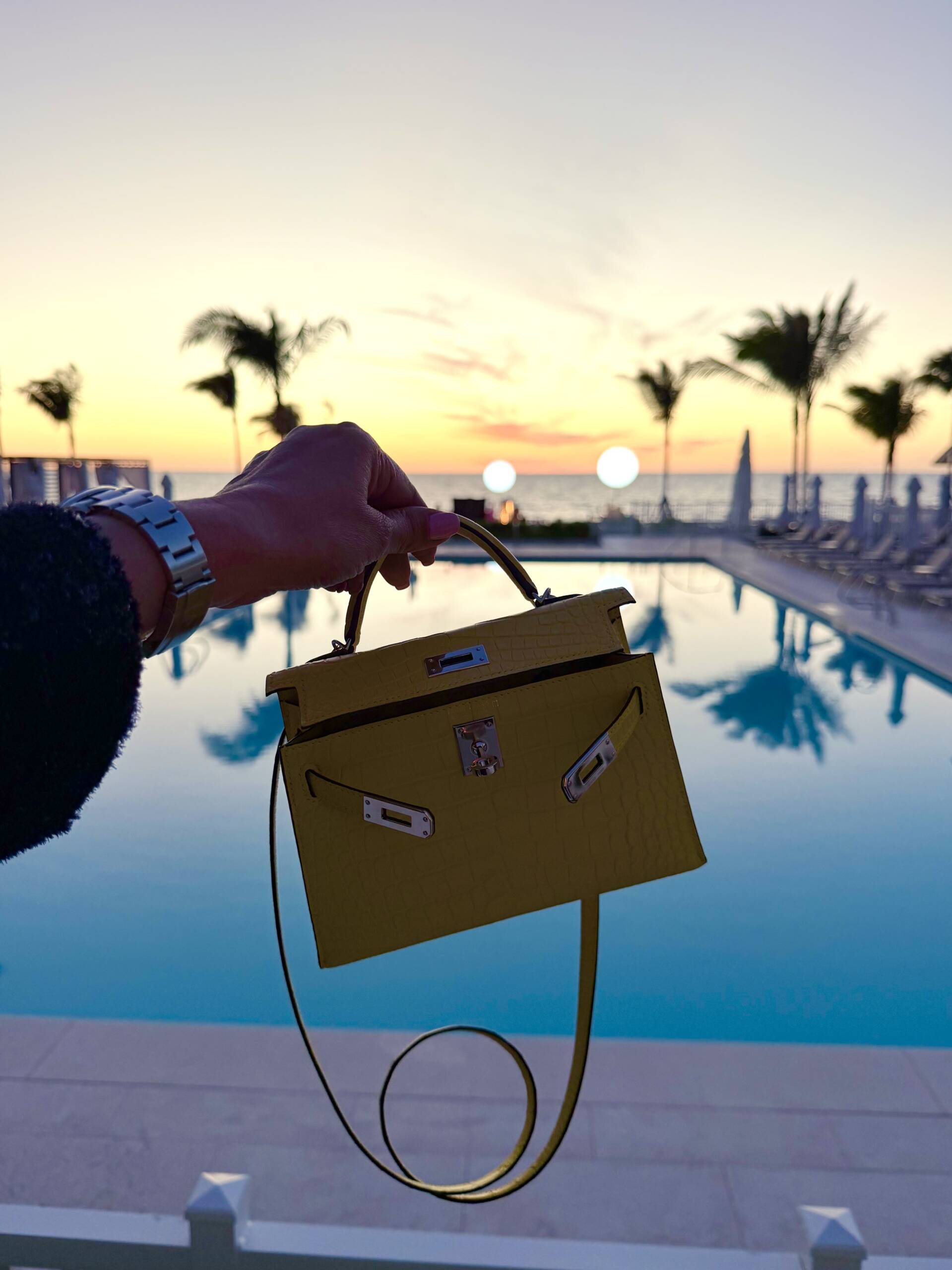 Constance 1-24,PurseBop reveals a Hermes Constance 1-24 in Blue de Malte Polished Lizard