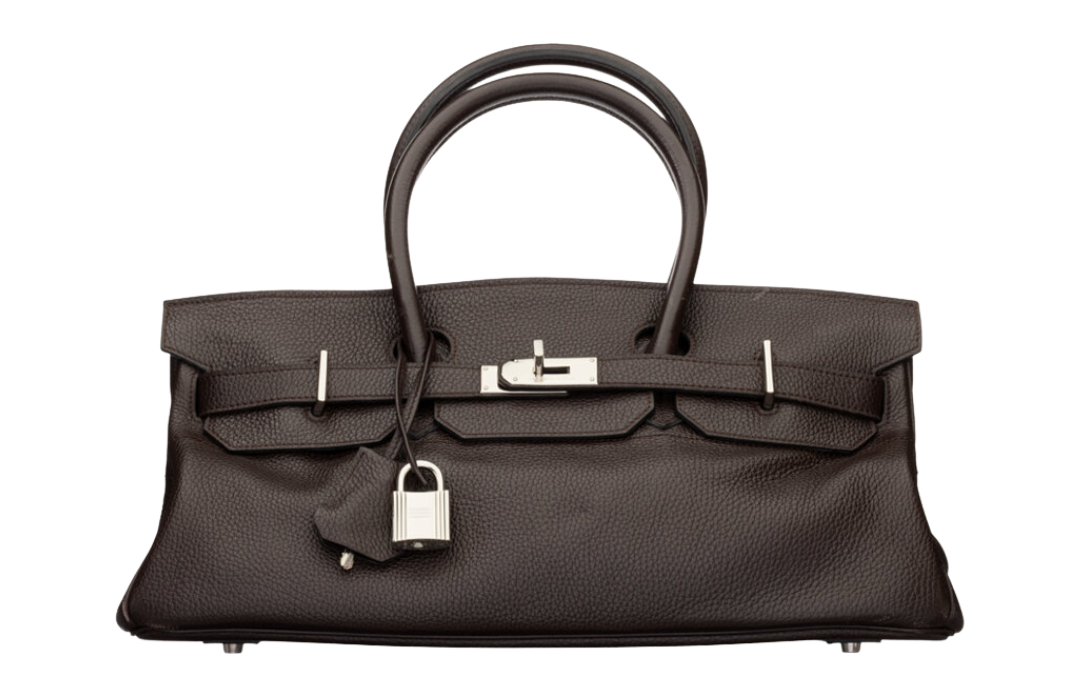 Hermès 42cm Havane Clemence Leather JPG Shoulder Birkin 