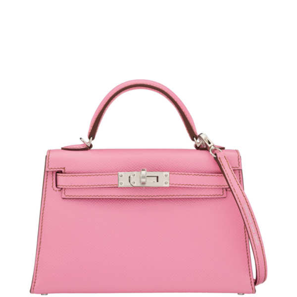 Hermès 20cm 5P Bubblegum Pink Epsom Leather Mini Kelly Hermès 20cm 5P Bubblegum Pink Epsom Leather Mini Kelly