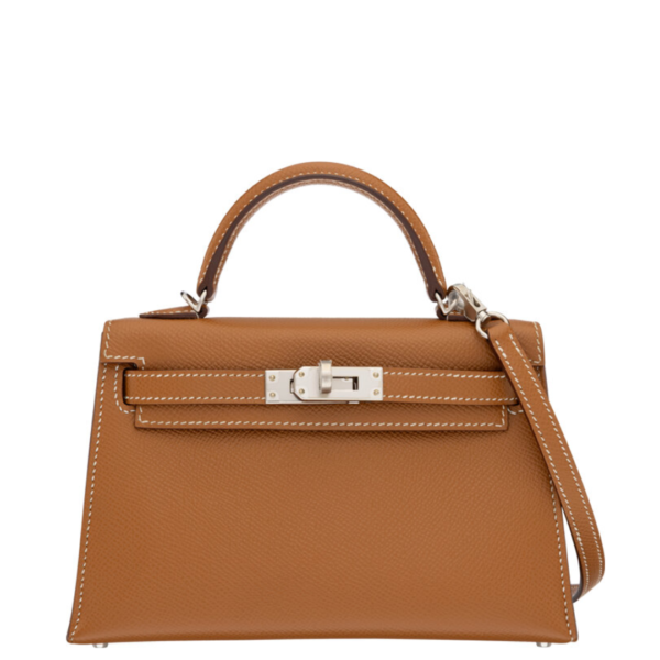 Hermès 20cm Gold Epsom Leather Mini Kelly bAG Hermès 20cm Gold Epsom Leather Mini Kelly bAG